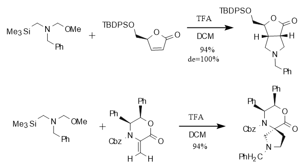 Cycloaddition reaction with cyclic olefins