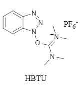 HBTU structural formula