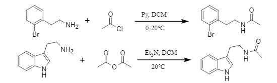 Method of introducing acetyl groups
