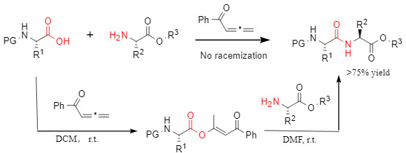 Phenyl allenone-mediated condensation reaction