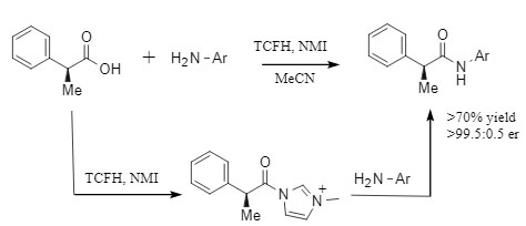 TCFH-NMI-mediated condensation reaction